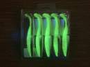 Sawamura One Up Shad 5" #136 Green Pumpkin Chart - UV
