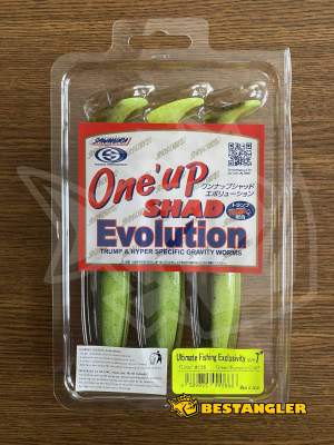 Sawamura One Up Shad 7" #136 Green Pumpkin Chart