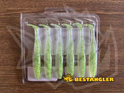 Sawamura One Up Shad Slim 4" #071 Yellow Chart