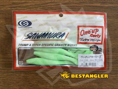 Sawamura One Up Curly 5" #124 Silver Mint Candy