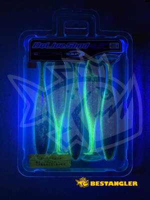 O.S.P DoLive Shad 4.5" Green Pumpkin/Chart TW107 - UV