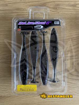 O.S.P DoLive Shad 6" Cosmo Black W038