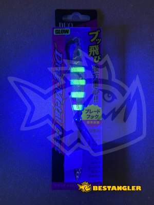 DUO Drag Metal Cast Shot 30g Zebra Glow PJA0101 - svítící