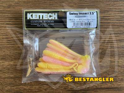 Keitech Swing Impact 2.5" Yellow / Pink - LT#31