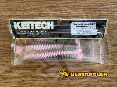 Keitech Swing Impact 4.5" Motoroil / Pink - CT#16