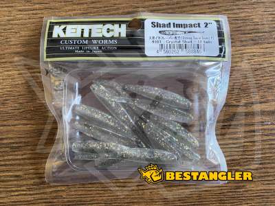 Keitech Shad Impact 2" Crystal Shad - #410