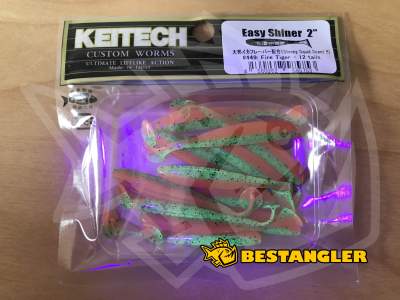 Keitech Easy Shiner 2" Fire Tiger - #449 - UV