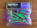 Keitech Easy Shiner 2" Chartreuse Silver Red - CT#25 - UV