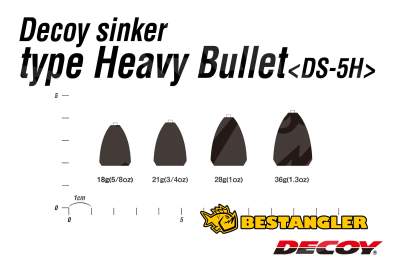 DECOY DS-5H Sinker type Heavy Bullet