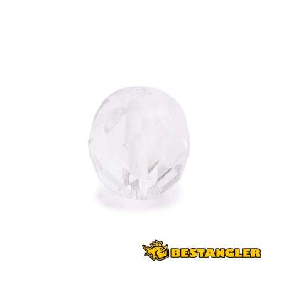 CAMO fazetované skleněné korálky 6 mm průhledné