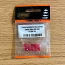 CAMO fazetované skleněné korálky 8 mm červené - CL-8GB-RU