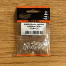 CAMO fazetované skleněné korálky 8 mm průhledné - CL-8GB-CL