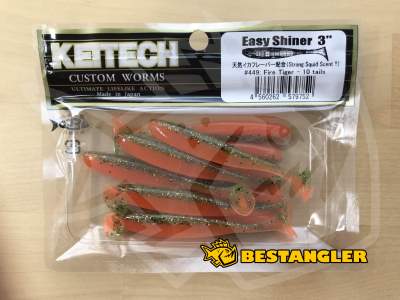 Keitech Easy Shiner 3" Fire Tiger - #449