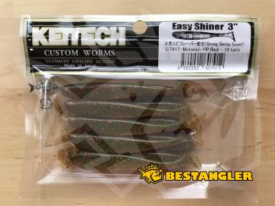 Keitech Easy Shiner 3" Motoroil PP. Red - CT#17