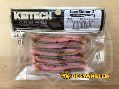 Keitech Easy Shiner 3" Motoroil / Pink - CT#16