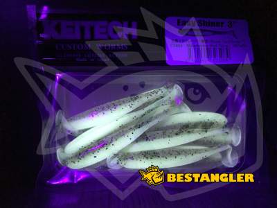 Keitech Easy Shiner 3" Watermelon Red / Glow - CT#24 - UV
