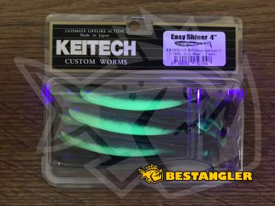 Keitech Easy Shiner 4" Fire Shad - CT#20 - UV