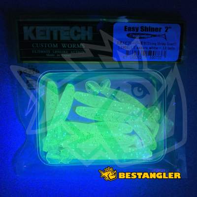 Keitech Easy Shiner 2" Sakura White - LT#01 - UV