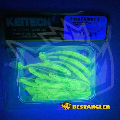 Keitech Easy Shiner 2" Lime / Blue - CT#26 - UV