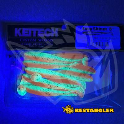 Keitech Easy Shiner 3" Fire Tiger - #449 - UV