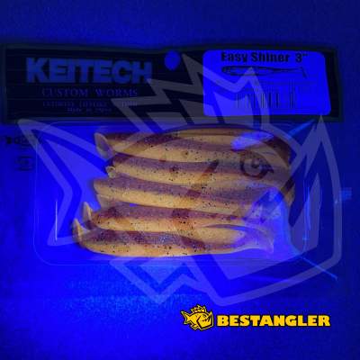 Keitech Easy Shiner 3" Delta Craw - #407 - UV