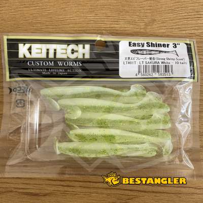 Keitech Easy Shiner 3" Sakura White - LT#01