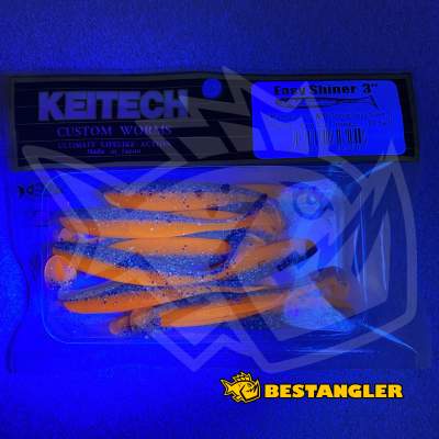 Keitech Easy Shiner 3" Lee La Orange - CT#22 - UV
