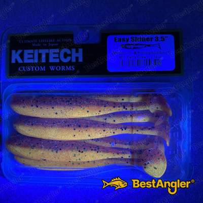 Keitech Easy Shiner 3.5" Delta Craw - #407 - UV
