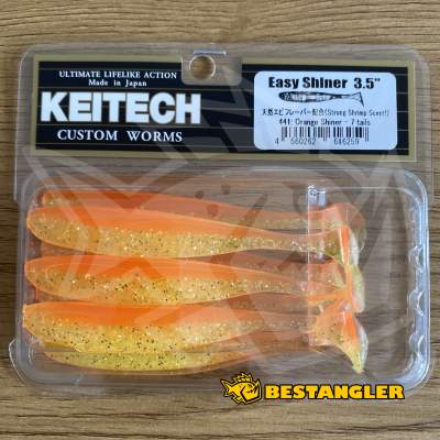 Keitech Easy Shiner 3.5" Orange Shiner - #441