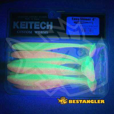 Keitech Easy Shiner 4" Electric Chicken - BA#01 - UV