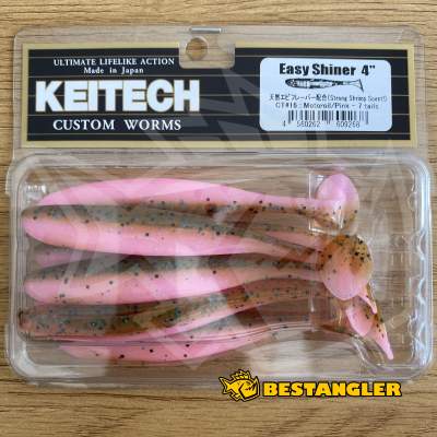 Keitech Easy Shiner 4" Motoroil / Pink - CT#16