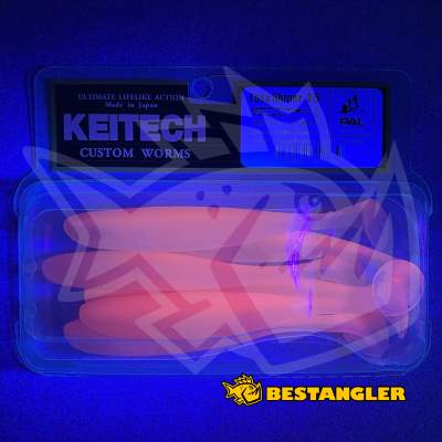 Keitech Easy Shiner 4.5" Bubblegum Shad - #442 - UV