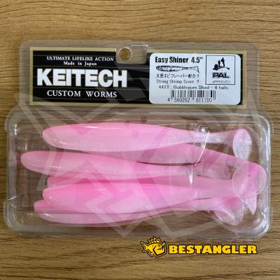 Keitech Easy Shiner 4.5" Bubblegum Shad - #442