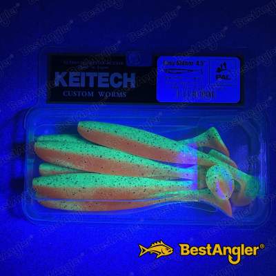 Keitech Easy Shiner 4.5" Fire Tiger - #449 - UV