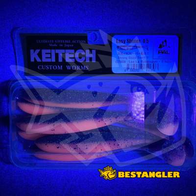 Keitech Easy Shiner 4.5" Lee La Bubblegum - CT#09 - UV