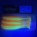 Keitech Easy Shiner 4.5" Orange Shiner - #441 - UV