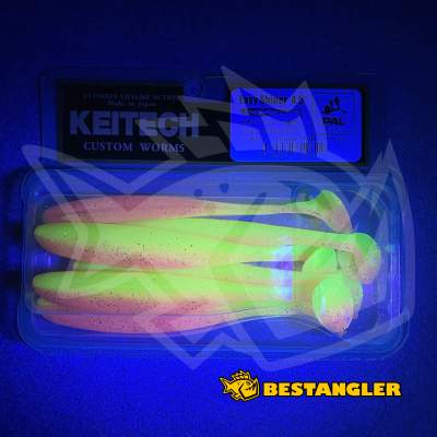 Keitech Easy Shiner 4.5" Yellow / Pink - LT#31 - UV