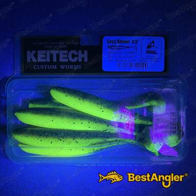 Keitech Easy Shiner 4.5" Watermelon PP. / Yellow - #447 - UV