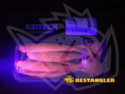 Keitech Easy Shiner 4.5" Chameleon / Black & Blue FLK - CT#21 - UV
