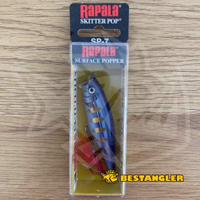 Rapala Skitter Pop 07 Striped Hot Blue - SP07 STHB