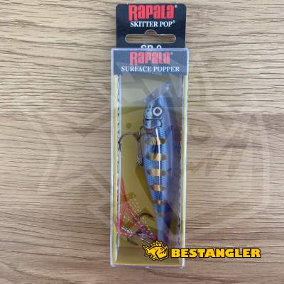Rapala Skitter Pop 09 Striped Hot Blue - SP09 STHB