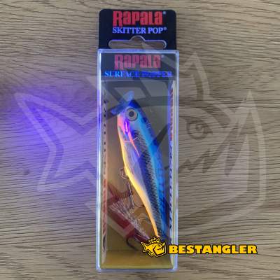 Rapala Skitter Pop 07 Silver Blue - SP07 SB - UV