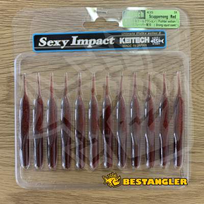 Keitech Sexy Impact 2.8" Scuppernong / Red - #435