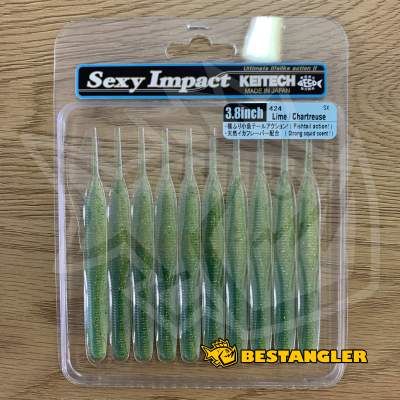 Keitech Sexy Impact 3.8" Lime / Chartreuse - #424