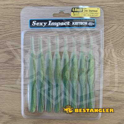 Keitech Sexy Impact 4.8" Lime / Chartreuse - #424