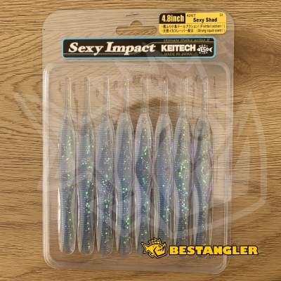 Keitech Sexy Impact 4.8" Sexy Shad - #426 - UV