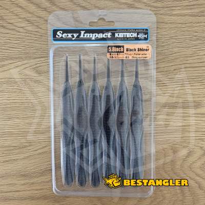 Keitech Sexy Impact 5.8" Black Shiner - CT#03