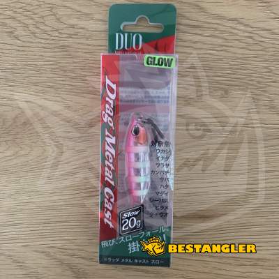 DUO Drag Metal Cast SLOW 20g Pink Zebra Glow PDA0171