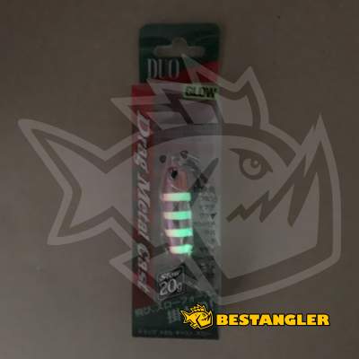 DUO Drag Metal Cast SLOW 20g Pink Zebra Glow PDA0171 - GLOW
