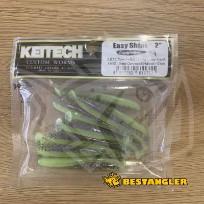Keitech Easy Shiner 2" Purple Chartreuse - BA#03